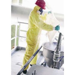 Schutzoverall Gr.L gelb Tychem C Kat.III DUPONT Typ 3/4/5/6 Produktbild
