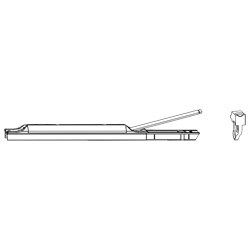 Roto Designo II Lastabtrag Flg kpl*VE50* Produktbild