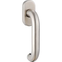 greenteQ Fenstergriff FG60L.ER Edelstahl - inkl. Schrauben Produktbild