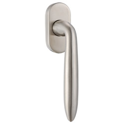 greenteQ Fenstergriff FG69L.ER Edelstahl - inkl. Schrauben Produktbild