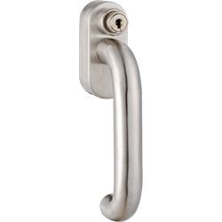 greenteQ Fenstergriff FG60.S.ER abschließbar - inkl. Schrauben Produktbild