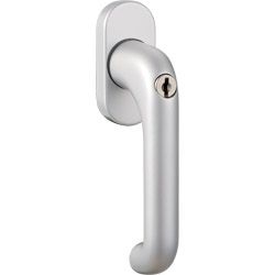 greenteQ Fenstergriff FG60.S.AL abschließbar - inkl. Schrauben Produktbild