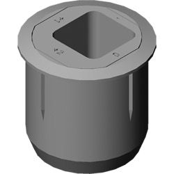 KFV Bodenabschluss Stulpflügelbeschlag DZM 8028-4V Produktbild