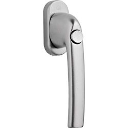 greenteQ Fenstergriff FG10.45°.DK.AL mit Druckknopf - inkl. Schrauben Produktbild