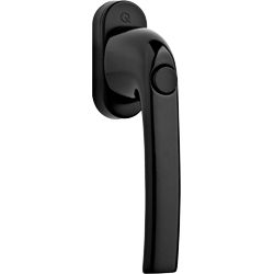 greenteQ Fenstergriff FG10.45°.DK.AL mit Druckknopf - inkl. Schrauben Produktbild