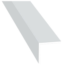 Winkelprofil 40x40x2mm Lg. 6,00m Weiß, VE: 60m Produktbild