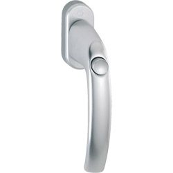 HOPPE Fenstergriff STUTTGART 0600SV/U26 Druckknopf - inkl. Schrauben Produktbild