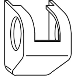 Ecklagerkappe ESV braun*VE200* Produktbild