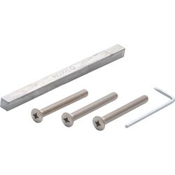 HOPPE Befestigungsset M6 für Schutzgarnituren mit Schnellstift-Verbindung und Schild 2410/3410 Produktbild
