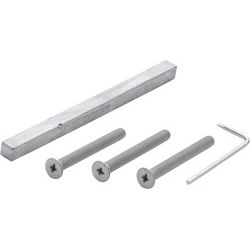 HOPPE Befestigungsset M6 für Schutzgarnituren mit Schnellstift-Verbindung und Schild (E)2210/3310 Produktbild