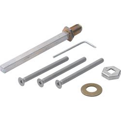 HOPPE Befestigungsset M6 für Schutz-Wechselgrt. mit Schnellstift-Verbindung und Knopf (E)61G/86G Produktbild