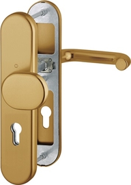 86G/3331/3310/138L Garnitur HOPPE-Schnellstift/ES1/F4 Alu Bronze/Profilzylinder 72mm/8mm/FDW-Vierkantstift/42-47 mm/ Produktbild