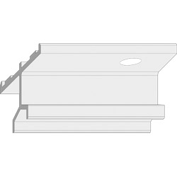 Führungsschiene HH 0130/04 Gr 350 silber Produktbild