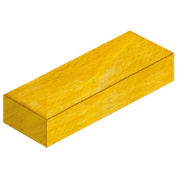 Holzverglasungsklötze aus Eichenholz 40x60 mm Produktbild