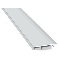 Futterprofil Lg. 6,00m Weiß, klipsbar, VE: 60m Produktbild