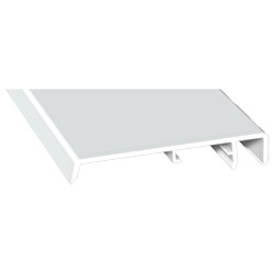Bekleidungsprofil 70x12mm Lg. 6,00m Weiß, VE: 60m Produktbild