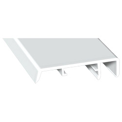 Bekleidungsprofil 50x12mm Lg. 6,00m Weiß, VE: 60m Produktbild