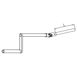Maco Knickkurbel 160 mm Klingenl Produktbild