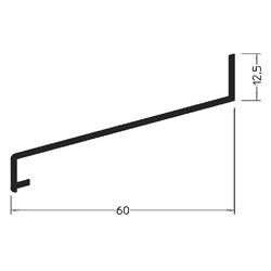 Zusatzprofil Z 60 ungebohrt Produktbild