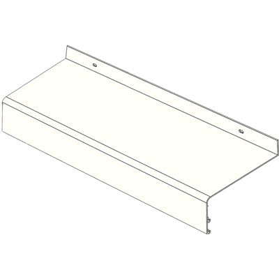 Aussenfensterbank VBH 400 Aluminium RAL 9016 weiß Produktbild