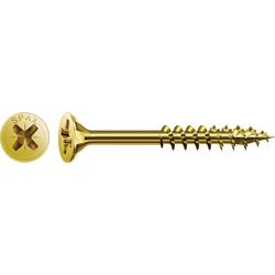 SPAX Universalschraube, Teilgewinde, Senkkopf, Kreuzschlitz PZ, 4CUT, YELLOX Produktbild