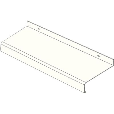 Aussenfensterbank VBH 250 Aluminium RAL 9016 weiß Produktbild