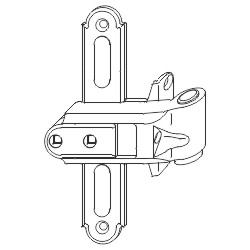 Maco Kreuzband fix Kr0/AT18 schwarz-S Produktbild