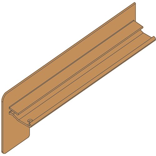 S27 G214 mittelbronze - Aluminium-Bordstück ohne Dehnungsausgleich Produktbild