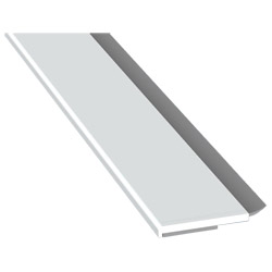 Flachprofil 30x3mm WL SK Lg. 6,00m Salamander Weiß, VE: 60m Produktbild
