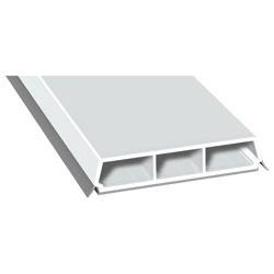 Trapez-Sprosse 65mm SK Lg. 6,00m mit zwei silbergrauen Weichlippen, VE: 30m Produktbild