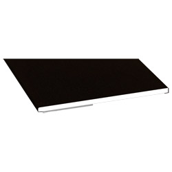 Flachprofil 80x3 mm SK Lg. 6,00 m foliert 85 1805-167 Schwarzbraun Produktbild