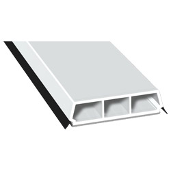 Trapez-Sprosse 52mm SK Lg. 6,00m mit zwei schwarz Weichlippen, VE: 60m Produktbild