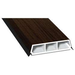 Trapez-Sprosse 52mm SK Lg. 6,00m foliert, mit zwei schwarzen Weichlippen 205 2089-167 Eiche Dunkel Produktbild