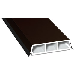 Trapez-Sprosse 52mm SK Lg. 6,00m foliert, mit zwei schwarzen Weichlippen 88 7505-167 Schokobraun Produktbild