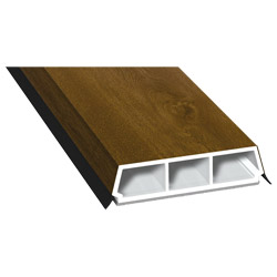 Trapez-Sprosse 52mm SK Lg. 6,00m foliert, mit zwei schwarzen Weichlippen 217 8001-167 Golden Oak Produktbild