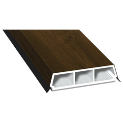 Trapez-Sprosse 52mm SK Lg. 6,00m foliert, mit zwei schwarzen Weichlippen 217 8007-167 Nussbaum Produktbild