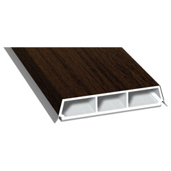 Trapez-Sprosse 65mm SK Lg. 6,00m foliert, mit zwei schwarzen Weichlippen 205 2089-167 Eiche Dunkel Produktbild