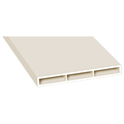 Kammerprofil 60x7mmLg. 6,00m ohne Nase , VE: 60mCremeweiß Produktbild