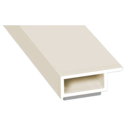 Kammerprofil 20x7 mm SK Lg. 6,00 m mit Nase, Cremeweiß, VE: 60 m Produktbild