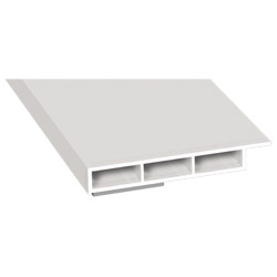 Kammerprofil 50x7mm SK Lg. 6,00m mit Nase, Salamander Weiß, VE: 60m Produktbild