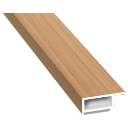 Kammerprofil 20x7 mm SK Lg. 6,00 m foliert mit Nase 49197 Montana Produktbild