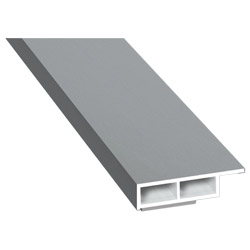 Kammerprofil 30x7mm SK Lg. 6,00m foliert mit Nase 71 5505-167 Silbergrau Produktbild
