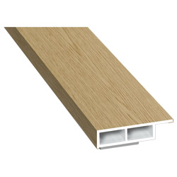 Kammerprofil 30x7mm SK Lg. 6,00m foliert mit Nase 311 8076-168 Eiche Natur Produktbild