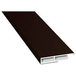 Kammerprofil 40x7mm SK Lg. 6,00m foliert mit Nase 88 7505-167 Schokobraun Produktbild