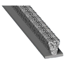 ROLLE Bürste Lg. 325m Grau, Höhe 6mm Produktbild