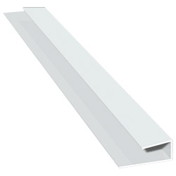 U-Profil 35x14x20mm Lg. 6,00m Weiß, VE: 60m Produktbild