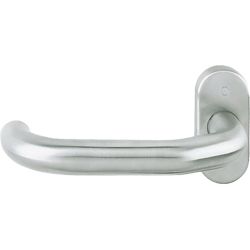 HOPPE Lochteil gekröpft auf ovaler Rosette PARIS *E138GF/55* Produktbild