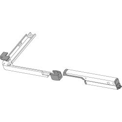 Geze OL 90N Handhebel m.Eckuml mbr lack Produktbild