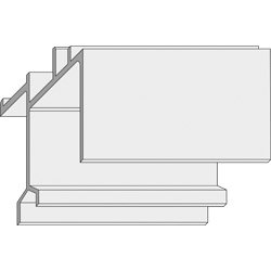 Führungsschiene HH 0130/02 Gr 670 d'bronze Produktbild