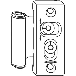 DREHFLUEGELBAND AUFLIEGEND SI-L. TS Produktbild